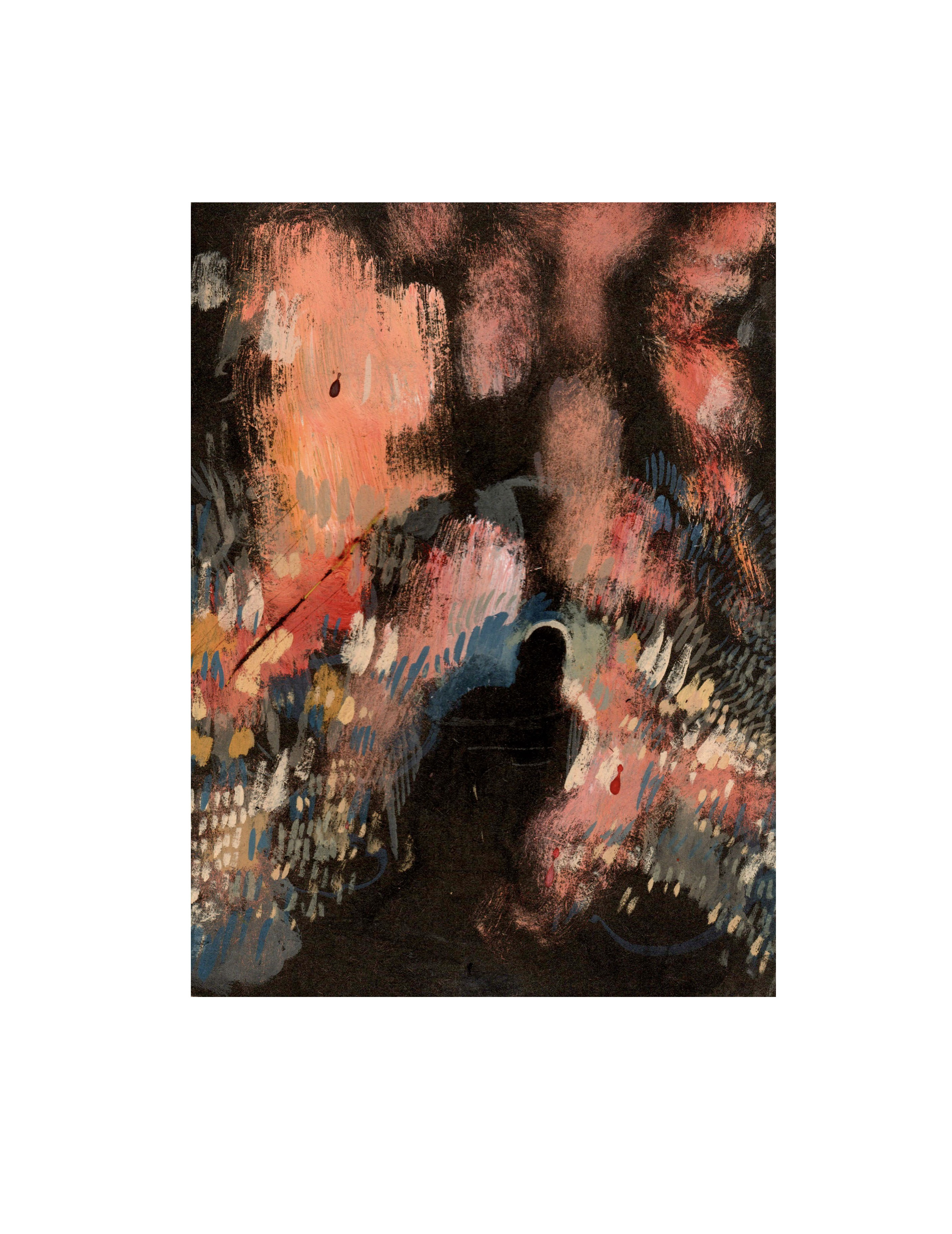 Stranger in City Rain - A3 Giclée Print by Joe Edward